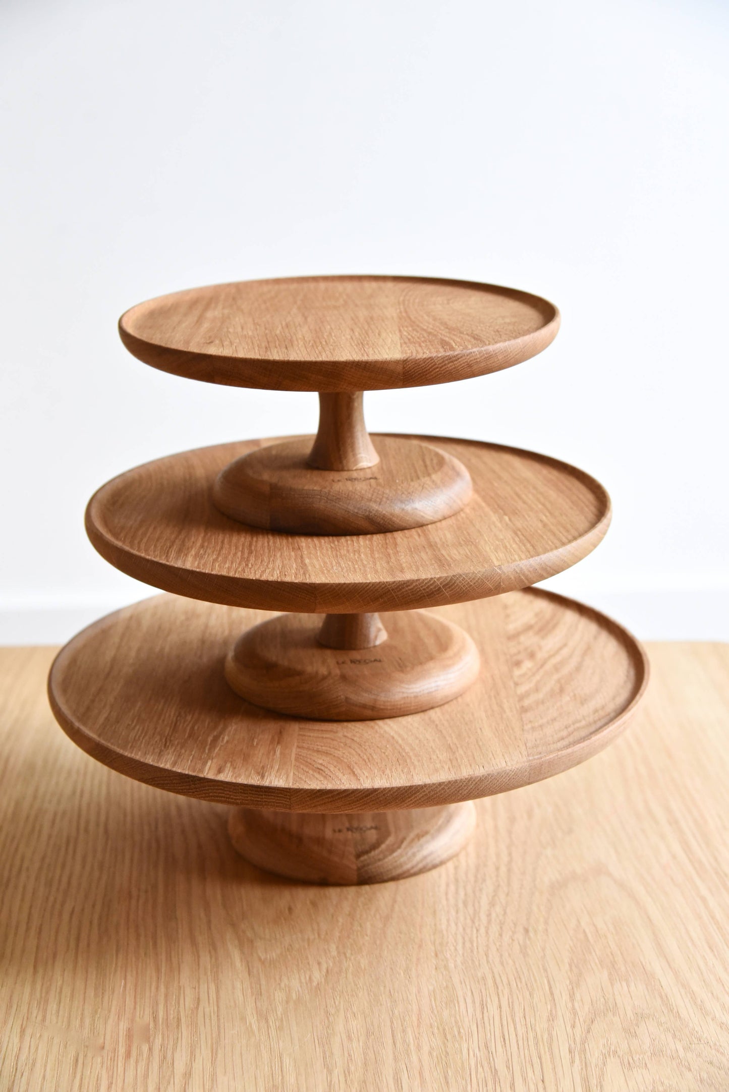 Etagere - Serviertablett aus französischer Eiche