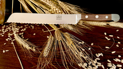 Güde bread knife Alpha walnut (blade length: approx. 21 cm) 