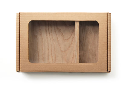 Wooden OFFCUTS Boxette Set aus massivem Eichenholz – 2-teilig