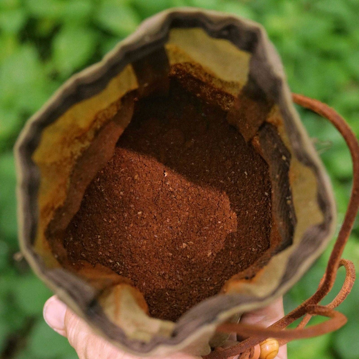 Wachstuch-Kaffeebeutel