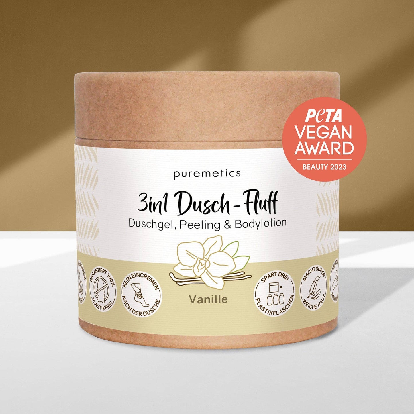 3-in-1 Shower Fluff 'Vanilla'