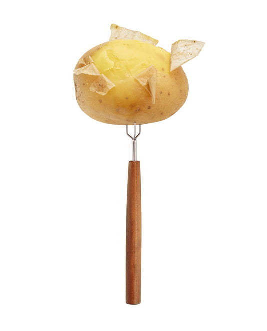 triangle SENSE Pellkartoffelgabel mit Pflaumenholzgriff – Made in Solingen
