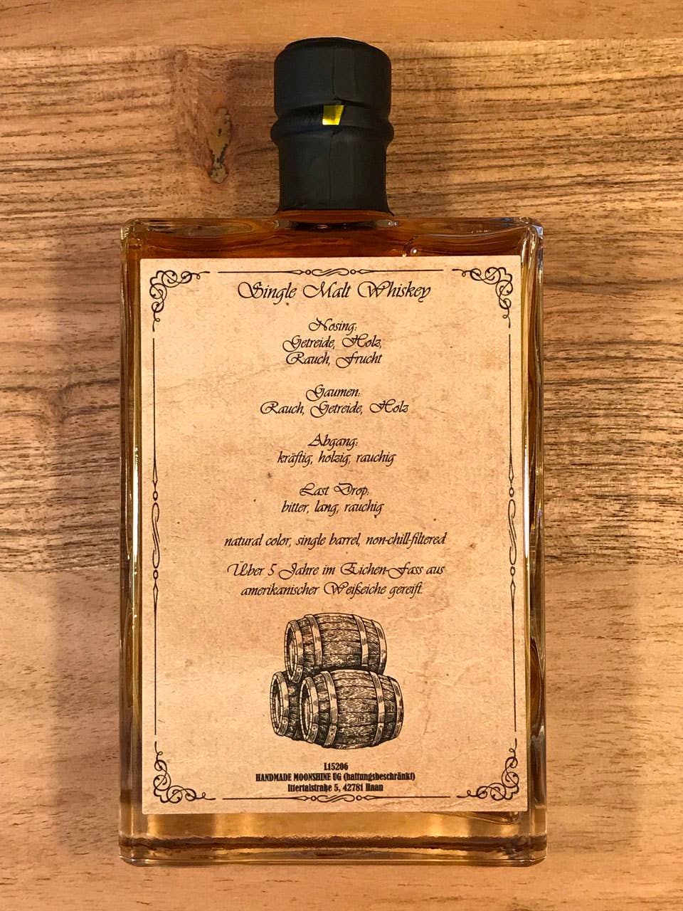 Handmade Moonshine - Single Malt Whiskey, 40 % vol., 0,35 l