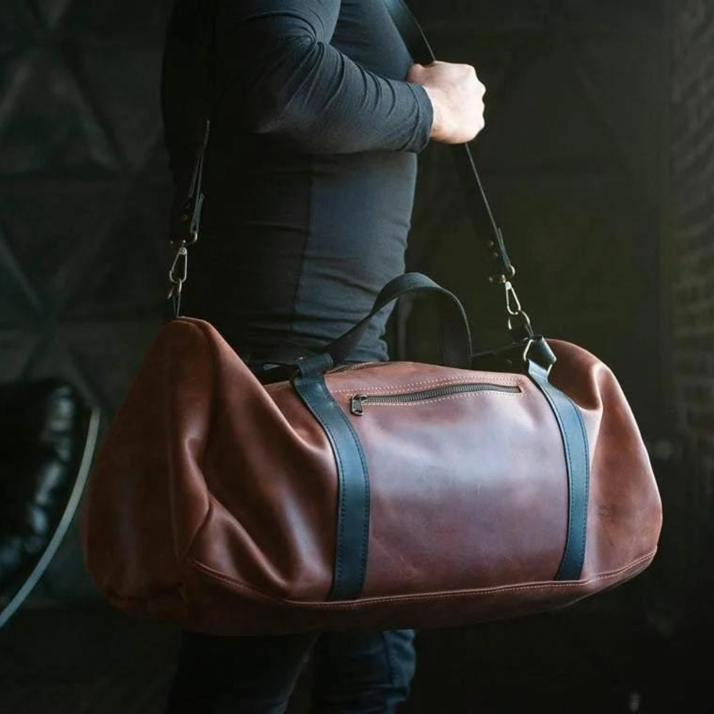 Leder-Wochenendtasche