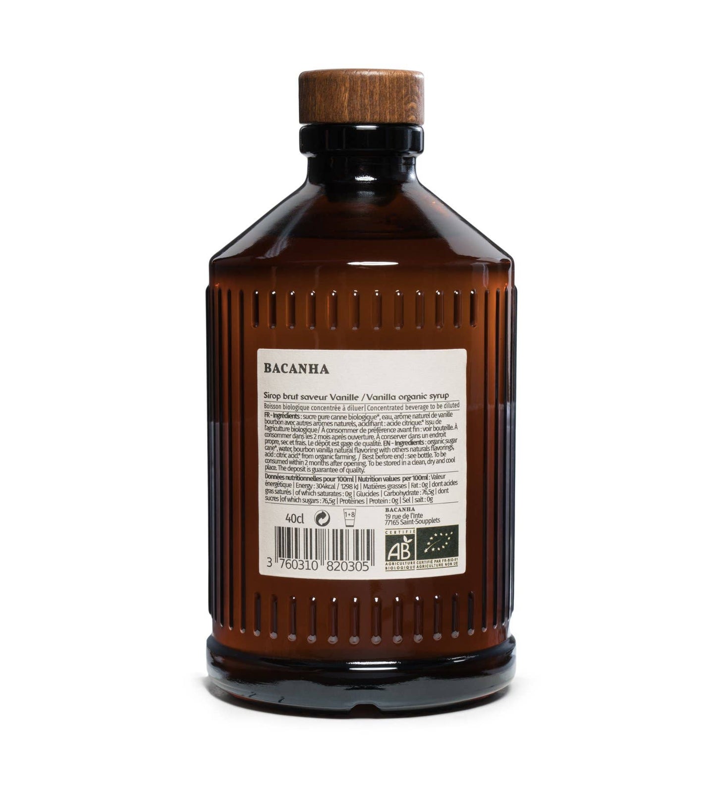 Roher Bio-Vanillesirup - 400 ml