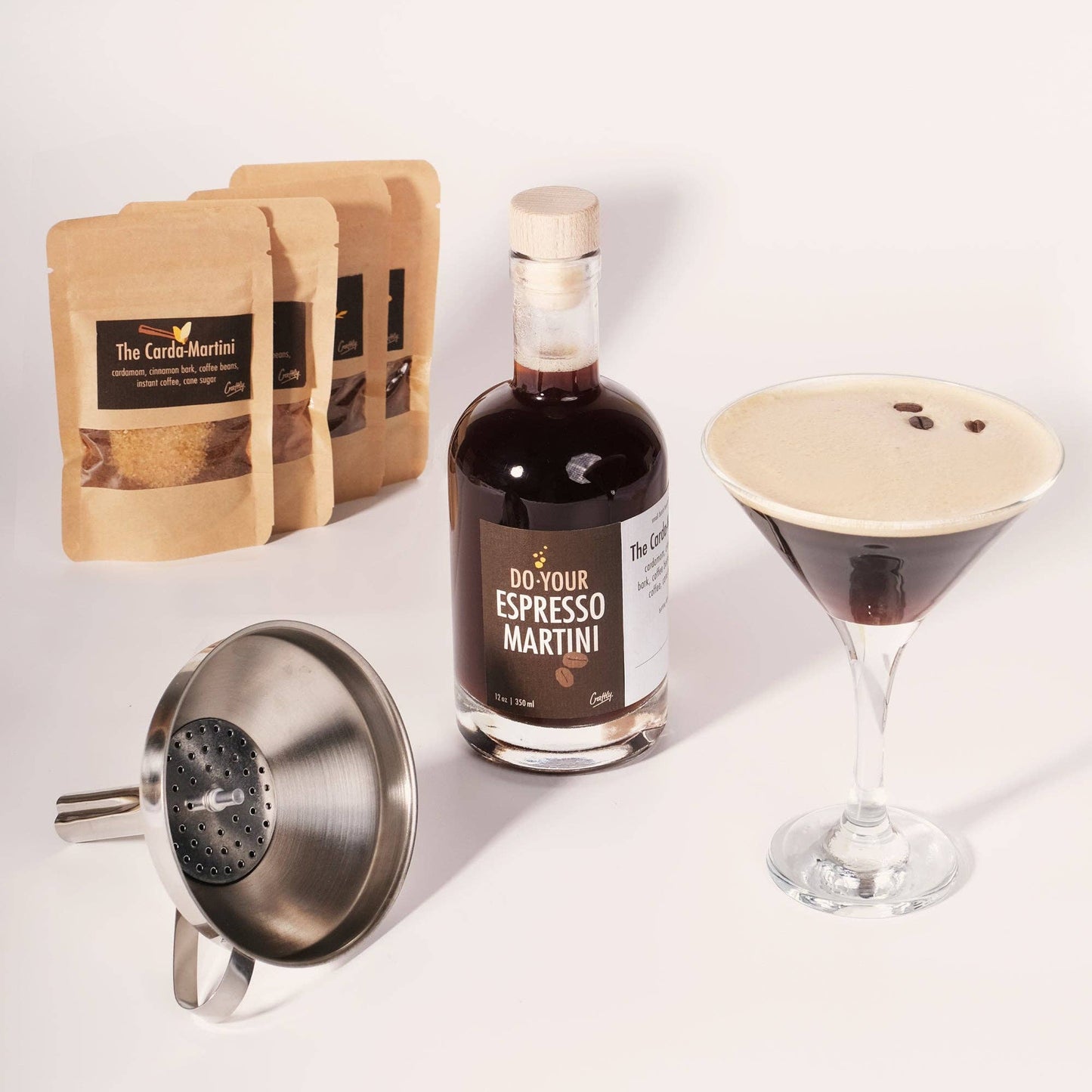 Espresso-Martini-Infusionskit | Hausgemachtes Cocktail-Set | DIY
