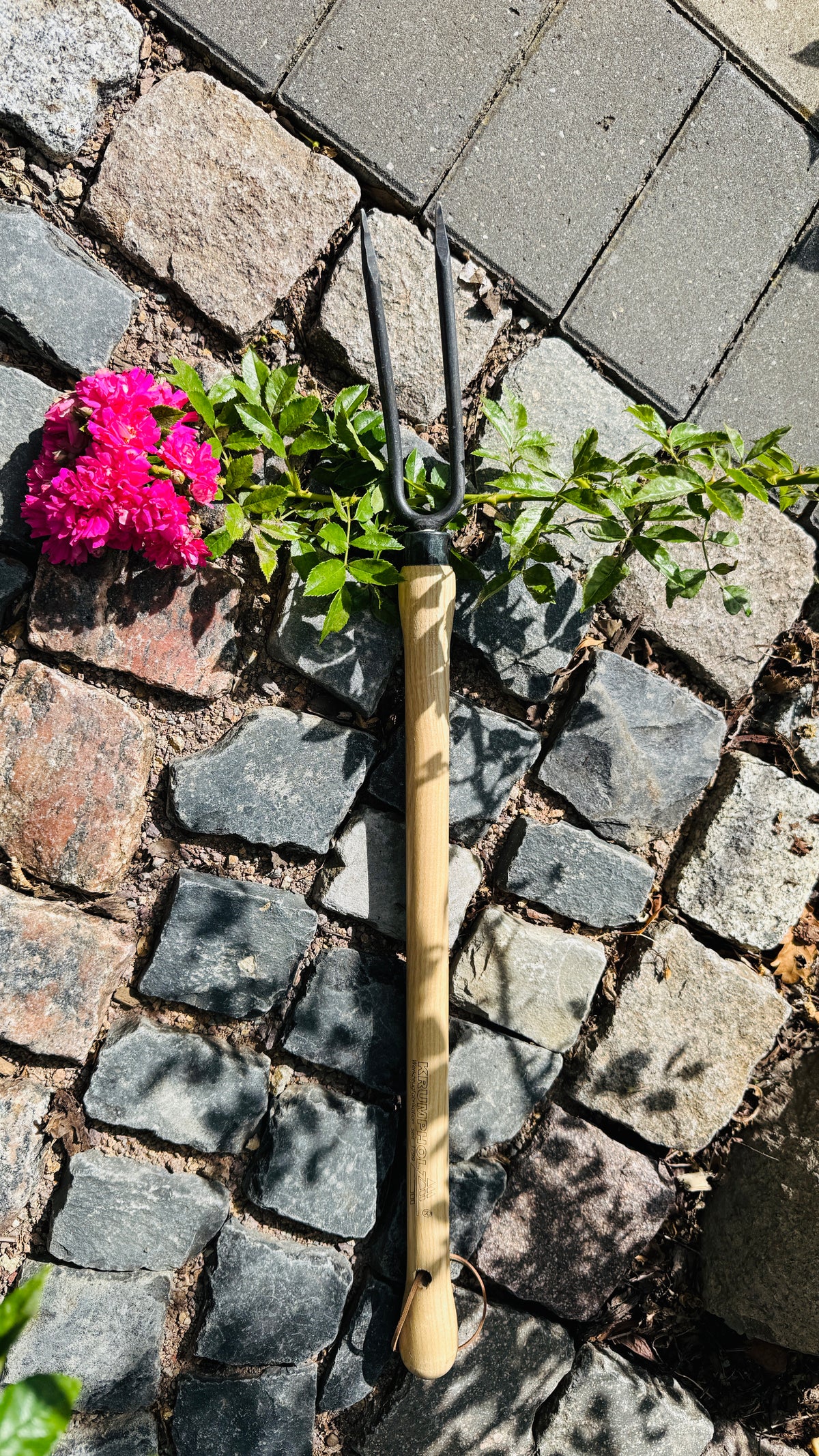 Geschmiedete Rosengabel Nr. 1469 aus der Krumpholz- Gartenwerkzeugserie