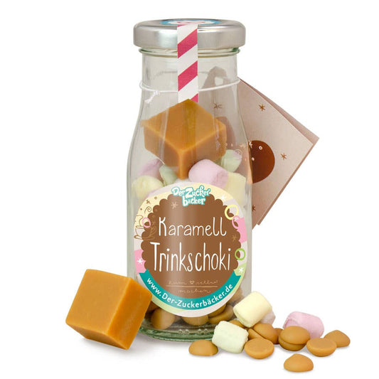 Do It Yourself Flasche Karamell Schoki Trinkschokolade