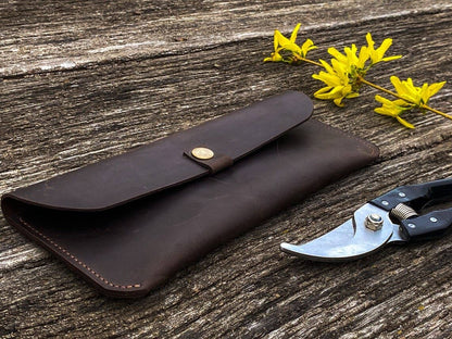 Floristen-Werkzeugkoffer aus Leder