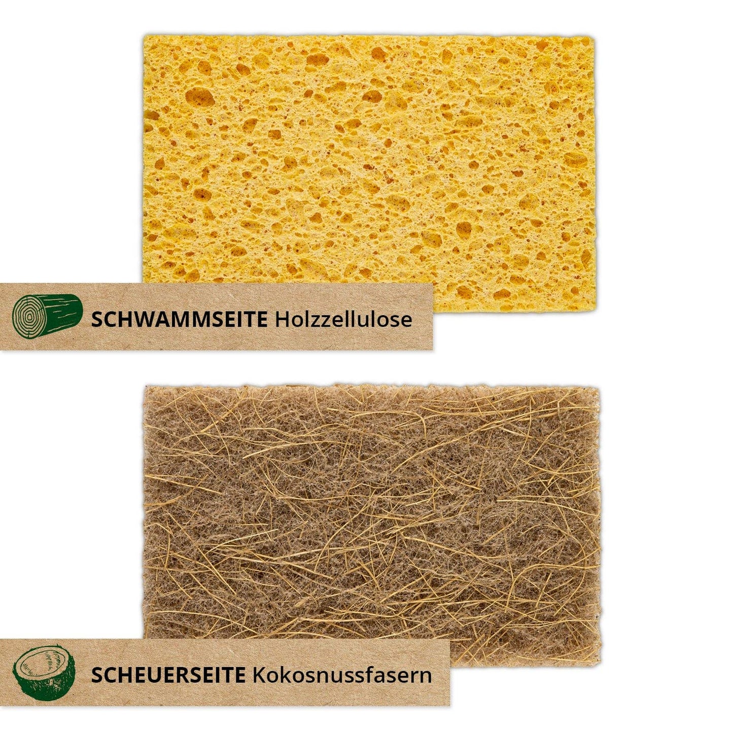 Küchen Starter-Set: Nachhaltige Spülschwämme & Schwammtücher