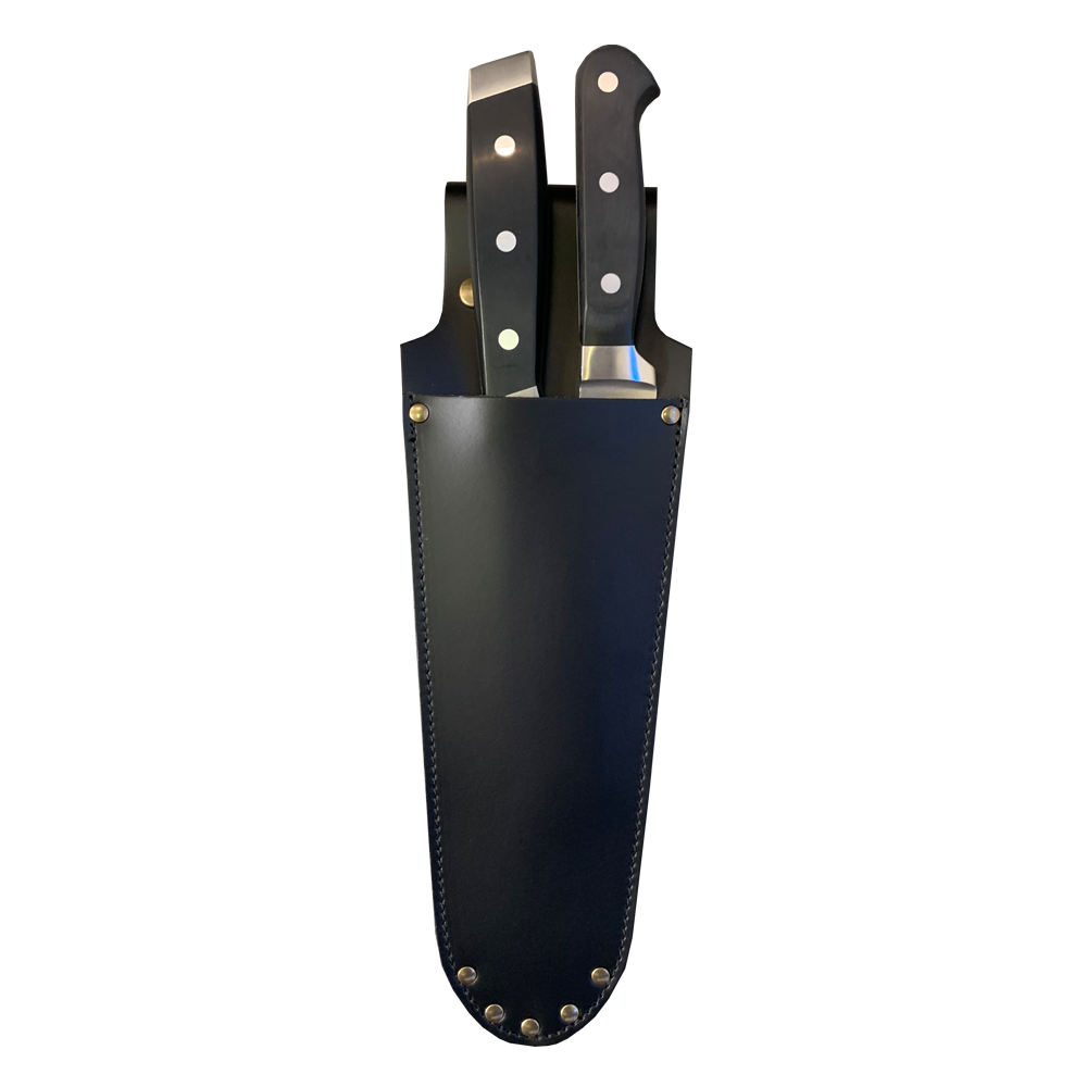 Messerschutz mit Halter für 2 Messer