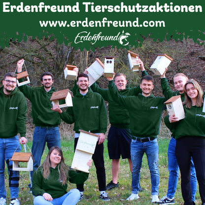 ERDENFREUND® Wildbienenhaus mit 4-fach Aufhängung