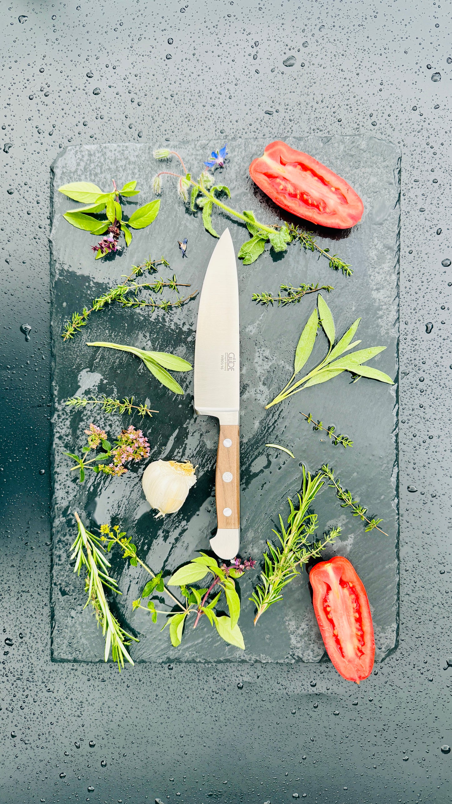 Güde Alpha Walnut Chef's Knife (16 cm)