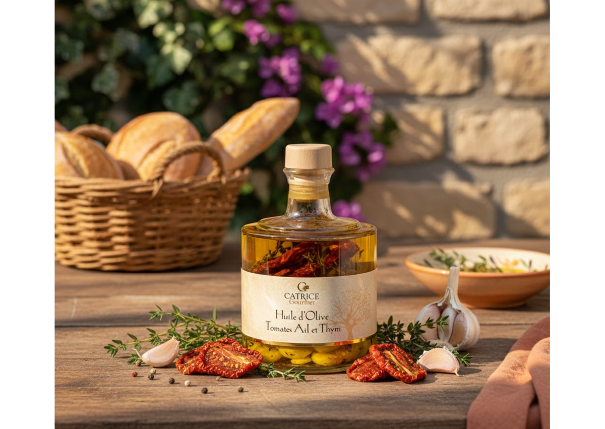 CATRICE GOURMET - Olivenölzubereitung mit Tomate, Knoblauch & Thymian, 250 ml