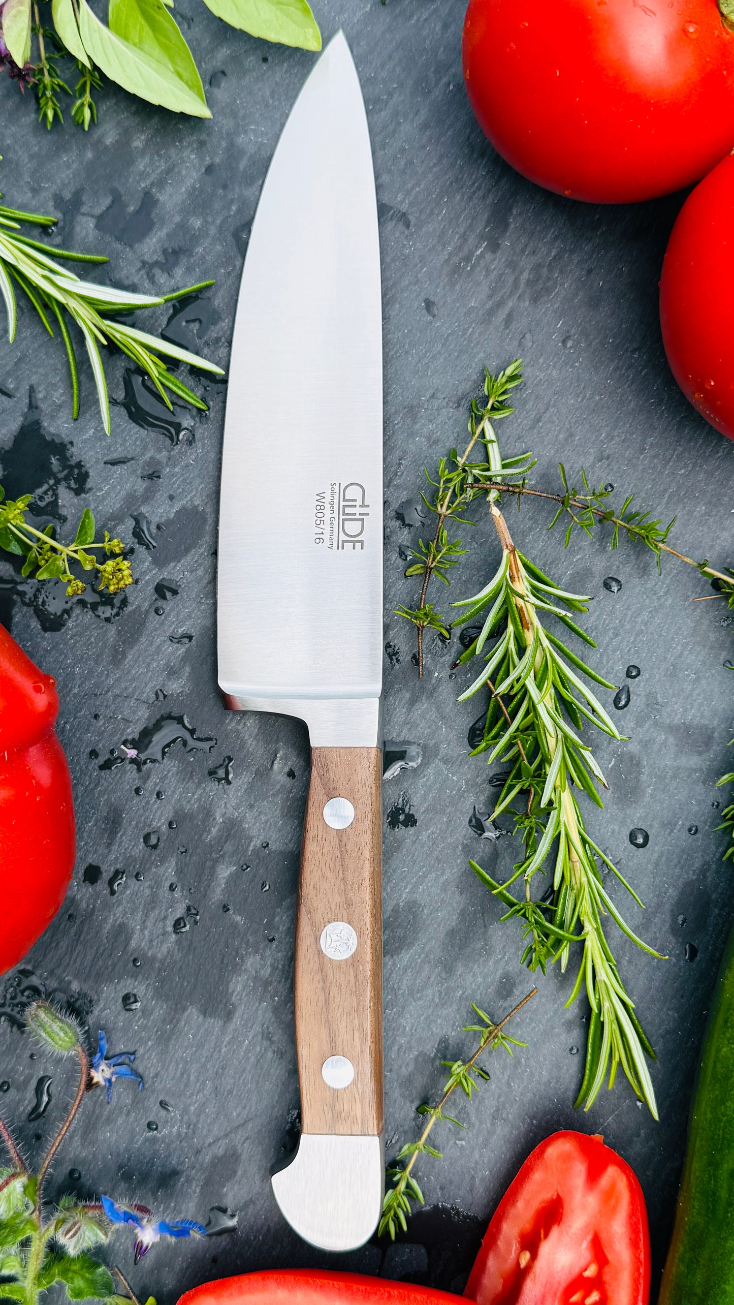 Güde Alpha Walnut Chef's Knife (16 cm)