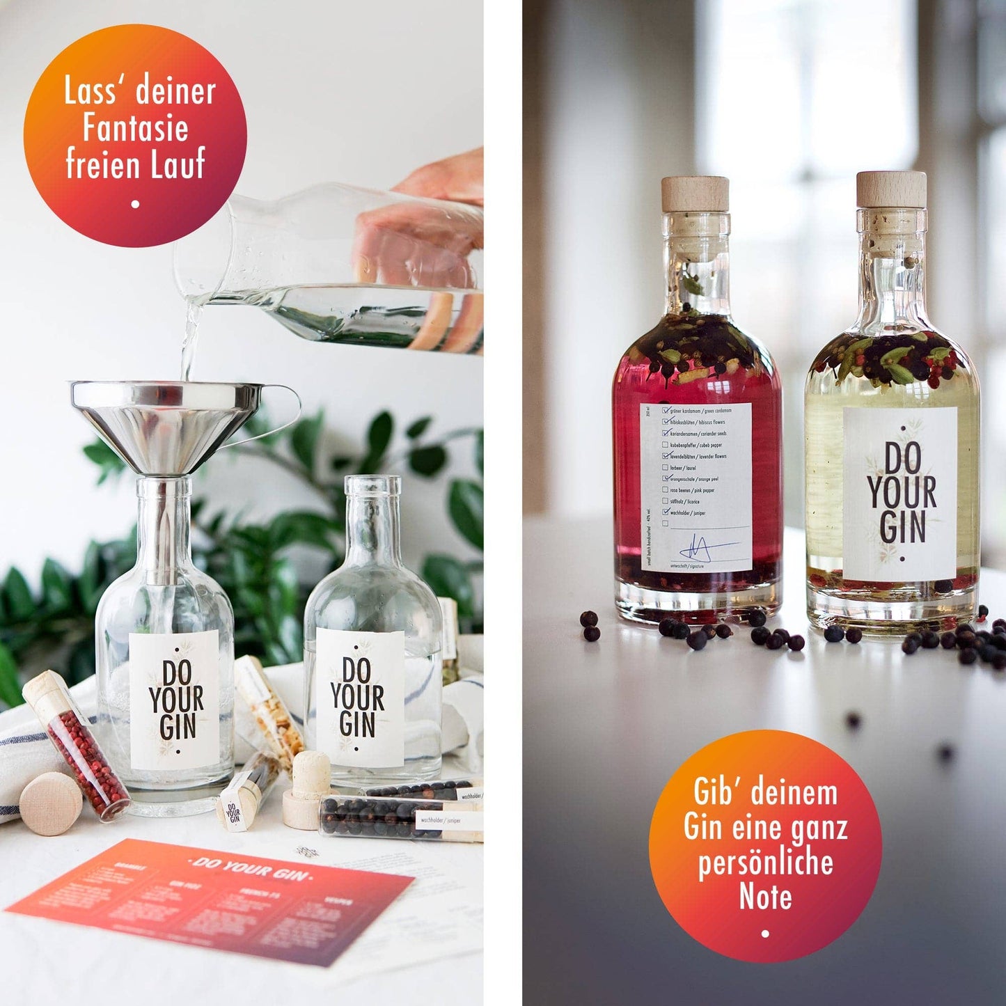 DO YOUR GIN - Stellen Sie Ihren eigenen Gin her