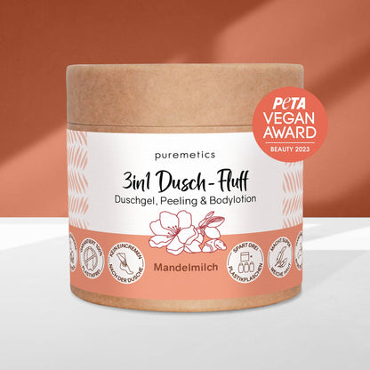 3-in-1 Shower Fluff 'Almond Milk'
