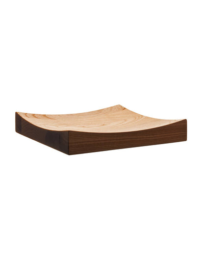 triangle Wiegemesserbrett aus massiver Kernesche 23 × 23 cm – Made in Solingen