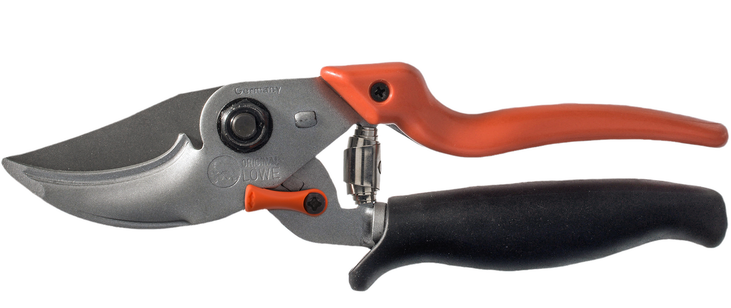 Original Löwe 9.109 Bypass Schere mit Rollgriff und langem Blatt