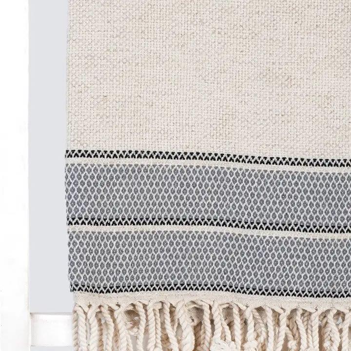 Strandtuch, Saunatuch, Handtuch, Badetuch 50% Leinen 50% Baumwolle 100x180 cm