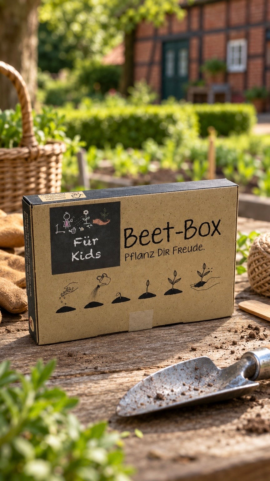 Samen Maier - BIO Beet-Box „Für Kids“ – 5 Saatgutsorten