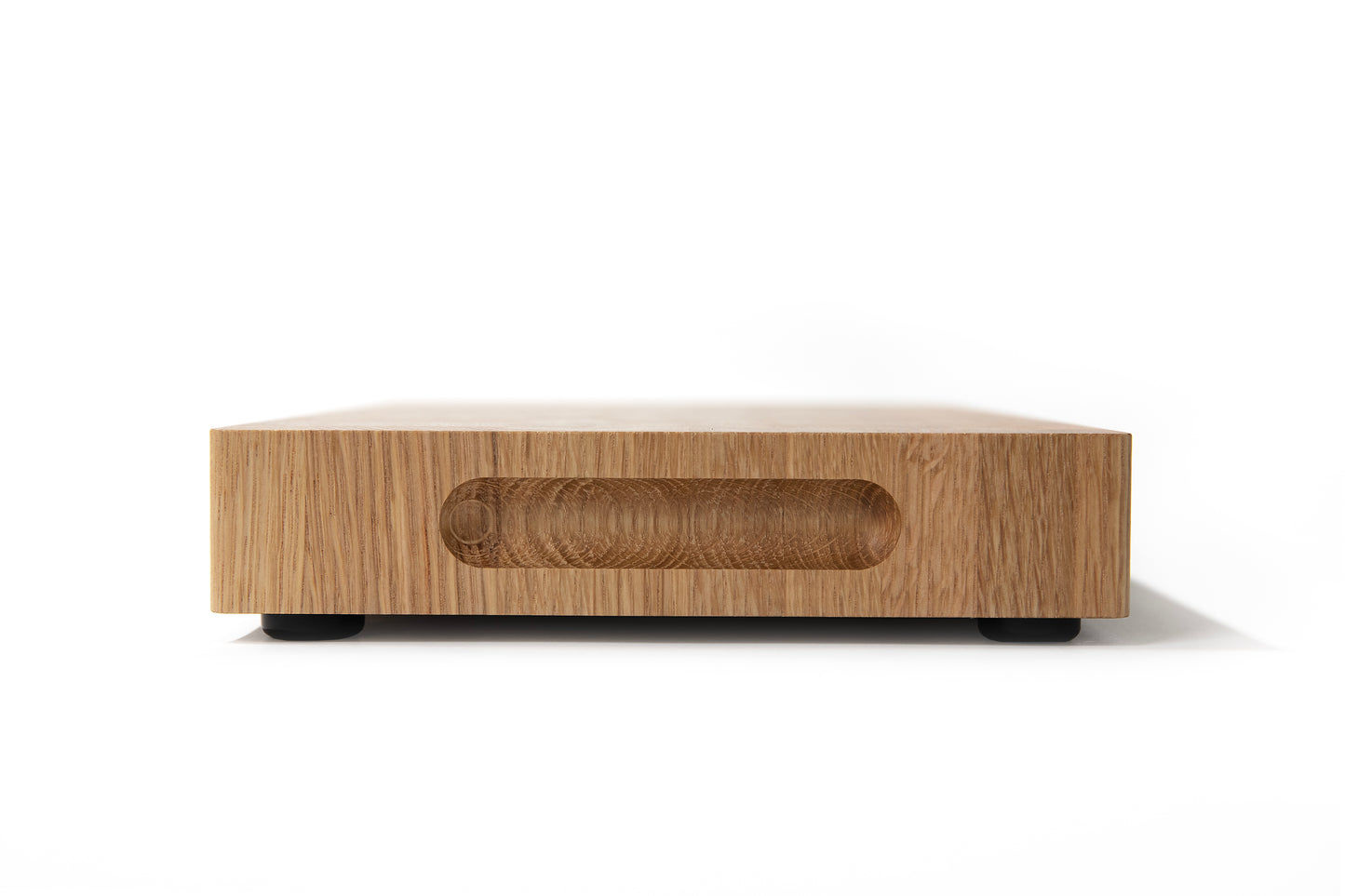 Hackbrett Brett 30 x 20 x 6 aus Eiche in Endkorn-Konstruktion