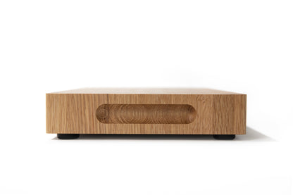 Hackbrett Brett 30 x 20 x 6 aus Eiche in Endkorn-Konstruktion