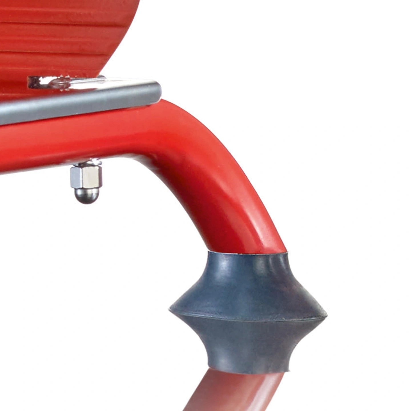 Handkurbel Schneidemaschine von GREAF - Allesschneider manuell in silber/rot und schwarz