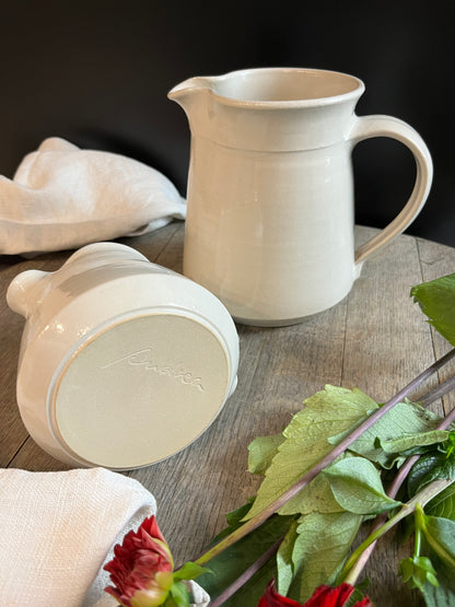 Krug 2er Set breite (klein & groß) handgetöpfert
