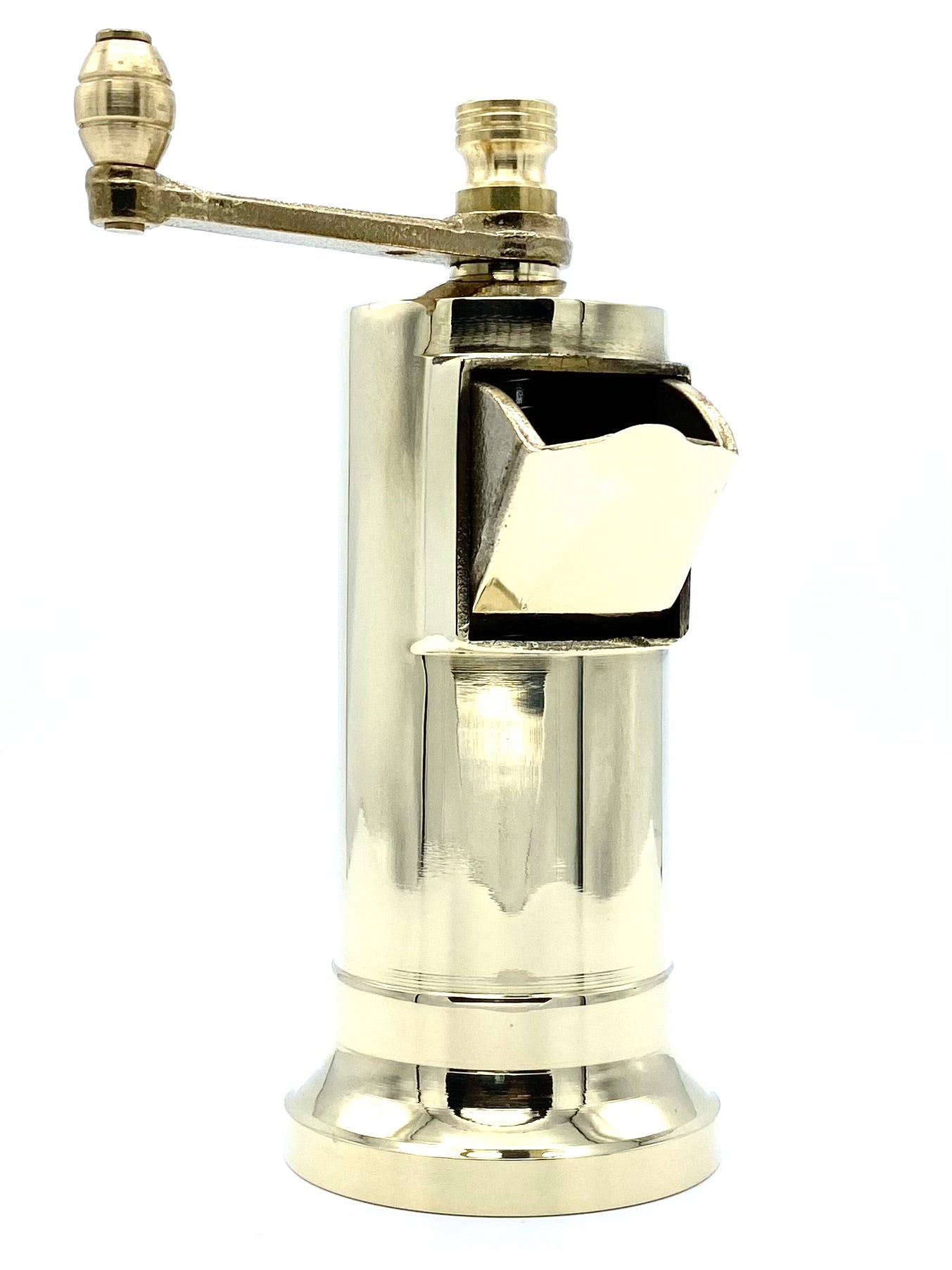 Pfeffermühle aus massivem Metall Messing