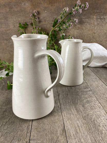 Krug  2er Set schmale  (klein & groß) handgetöpfert