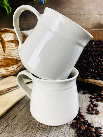 Tasse 2er Set handgetöpfert mit Henkel - Atelier Andrea