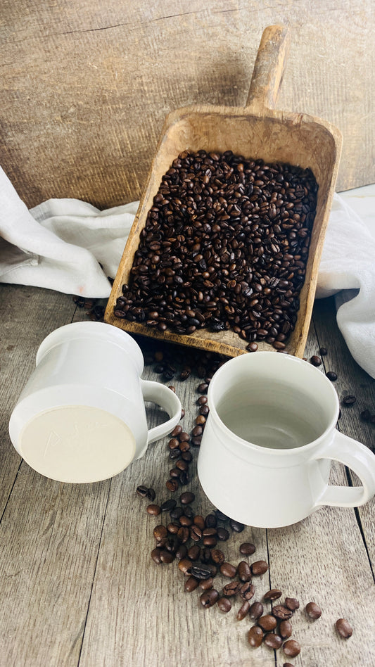 Tasse 2er Set handgetöpfert mit Henkel - Atelier Andrea