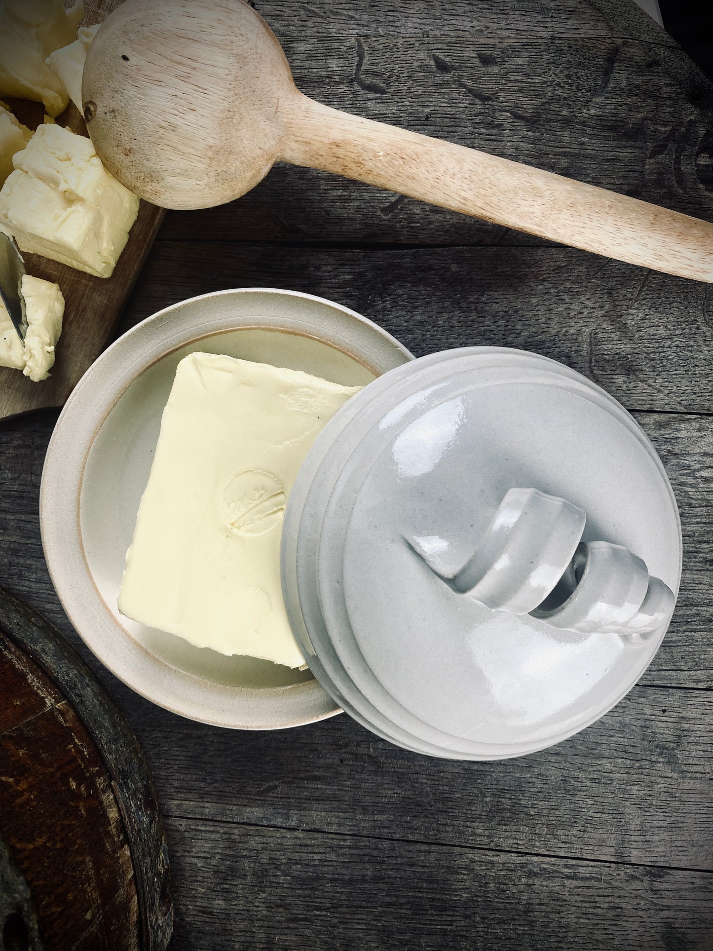 Butterglocke handgetöpfert aus Keramik