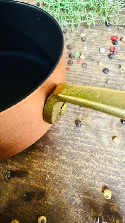 Weyersberg Kupfer-Butterpfännchen – Butterwärmer & Soßentopf 10 cm Durchmesser (nicht Induktionsgeeinigt)