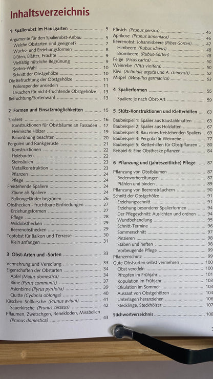 Buch Spalierobst im Hausgarten