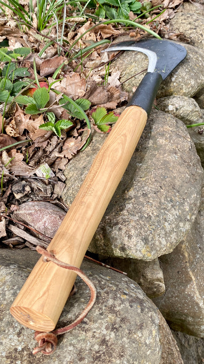 Krumpholz - Gartensichel / Sichel mit Eschen-Knopf-Stiel ca. 60 cm Gesamtlänge