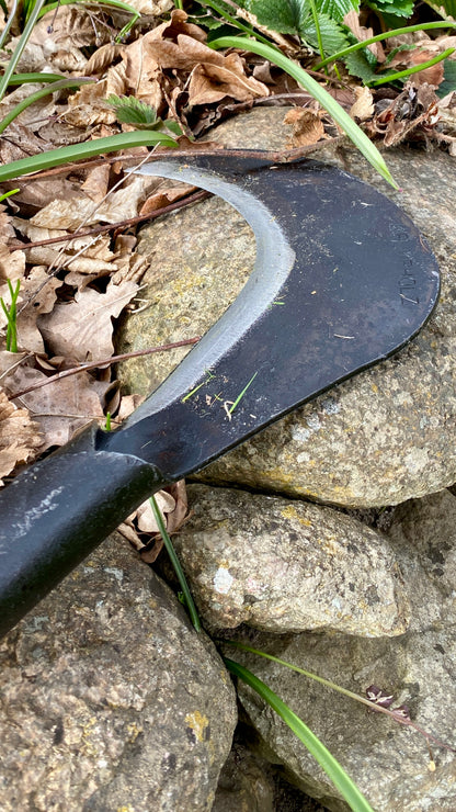 Krumpholz - Gartensichel / Sichel mit Eschen-Knopf-Stiel ca. 60 cm Gesamtlänge