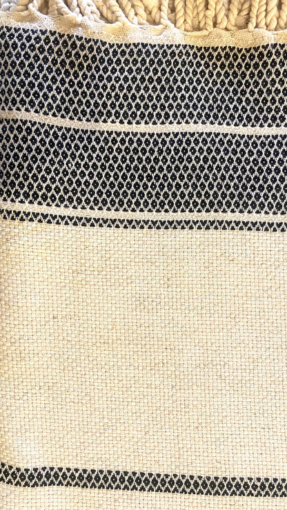 Strandtuch, Saunatuch, Handtuch, Badetuch 50% Leinen 50% Baumwolle 100x180 cm