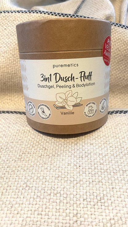 Strandtuch, Saunatuch, Badetuch 50% Leinen 50% Baumwolle Schwarz mit 3in1 Vanille