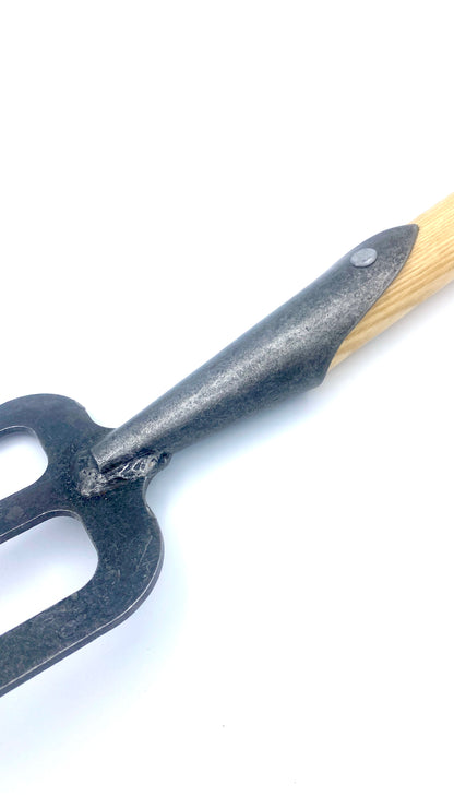 Krumpholz - Grabegabel / Staudengabel handlich klein mit Eschen-T-Stiel ca. 60cm