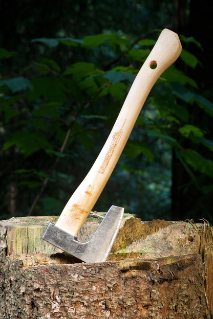 Krumpholz – Gartenbeil mit und ohne Lederschneidenschutz und Gürtelschnalle