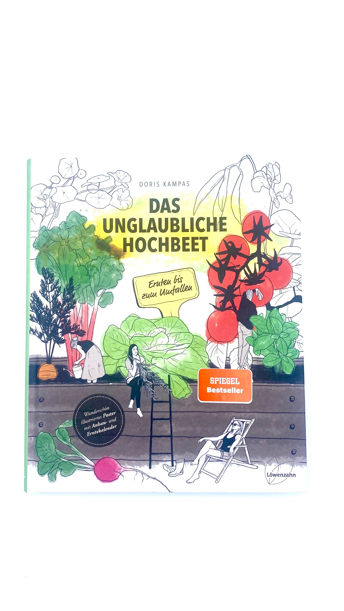 Geschenk-Set Krumpholz Jäter, Pflanzholz & Buch