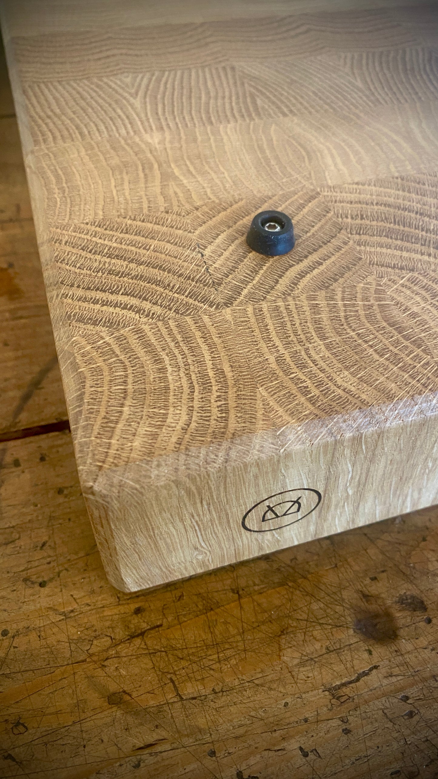 Hackblock Hackbrett Brett aus Eiche natur