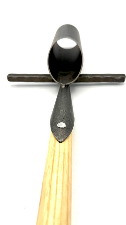 Krumpholz Zwiebelpflanzer 6 cm Durchmesser mit Tritt und Esche-T-Stiel 80 cm