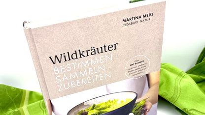 Wildkräuter-Genussset mit Güde Kräutermesser und Buch Wildkräuter