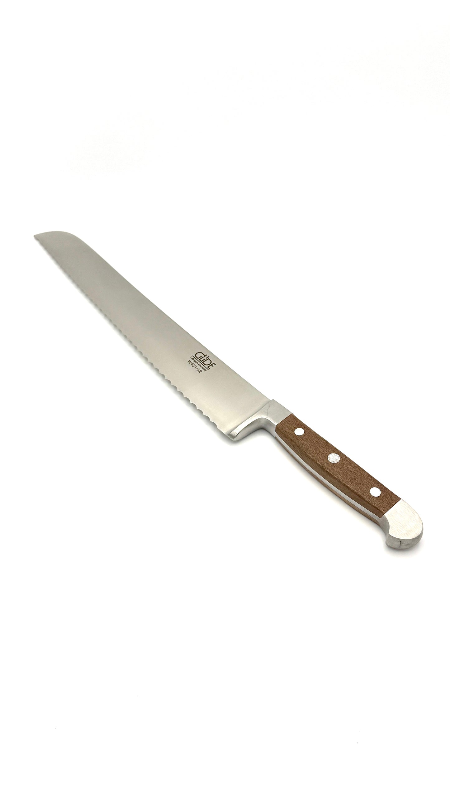 Güde Brotmesser Alpha Walnuss (Klingenlänge 32 cm)