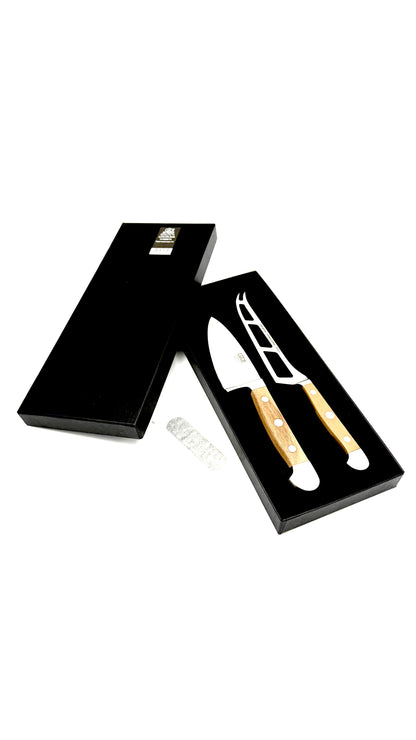 Geschenk-Set Box Hart-& Weichkäsemesser