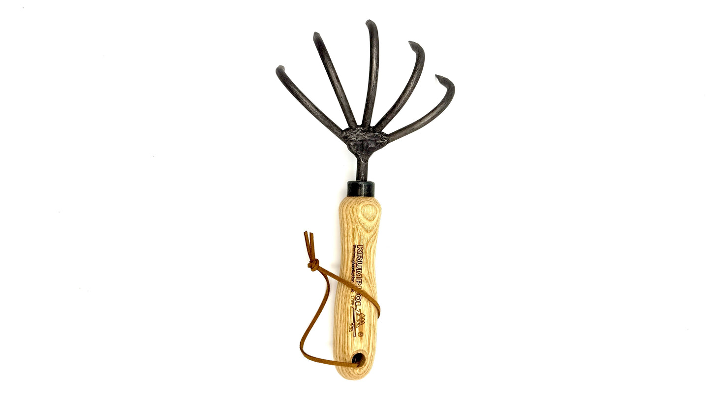 Krumpholz Grubber – 5 Zinken mit 14 cm Eschengriff