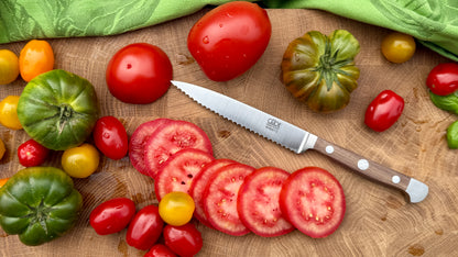 Güde Tomatenmesser – Alpha Walnuss (Klingenlänge 13 cm)